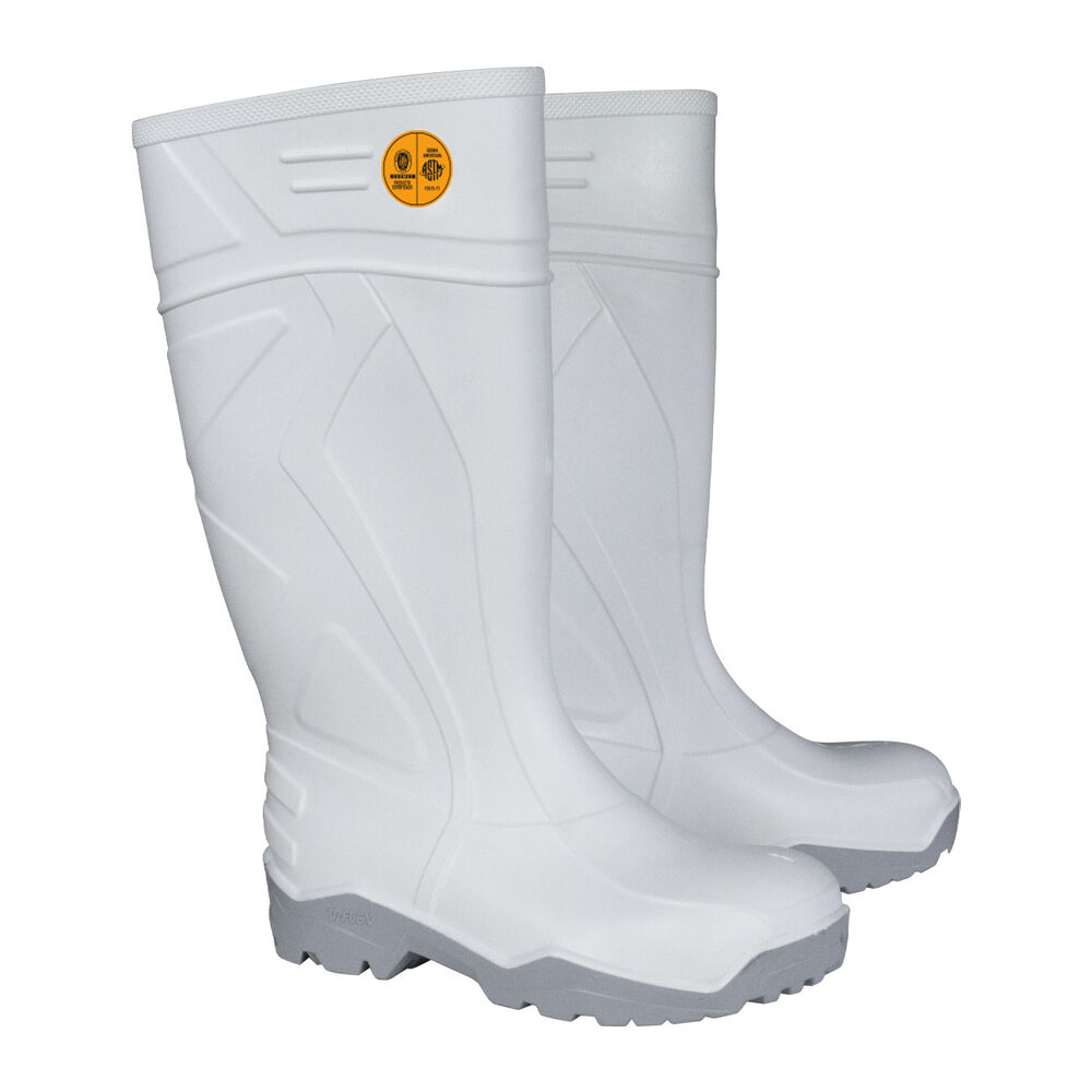Bota Pvc 943 Punta De Acero Blanca Para Lluvia image number 2.0