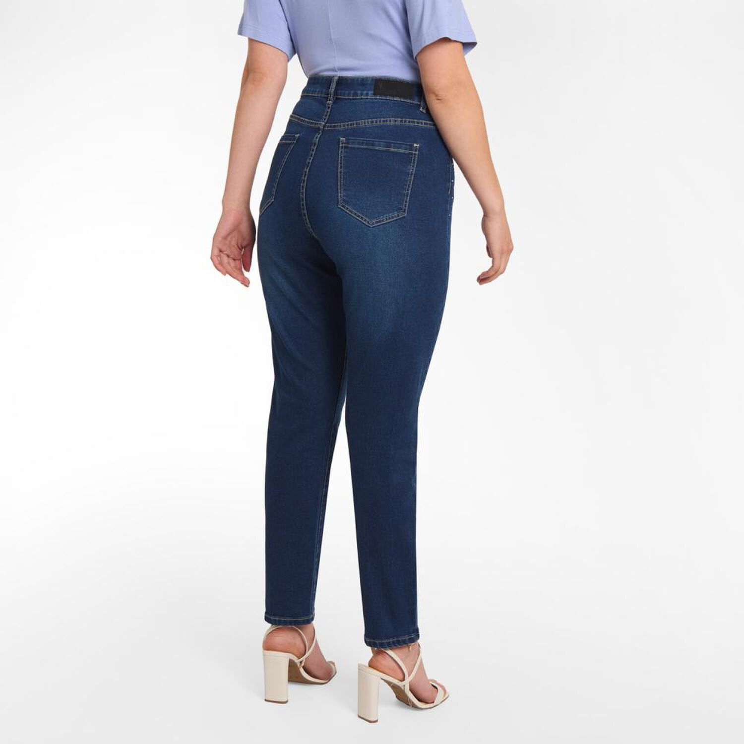 Jeans Tiro Alto Recto Mujer Sexy Large image number 3.0