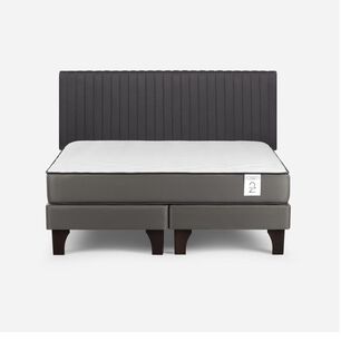 Cama Europea Rosen New Style 2 Plus / King / Base Dividida + Respaldo
