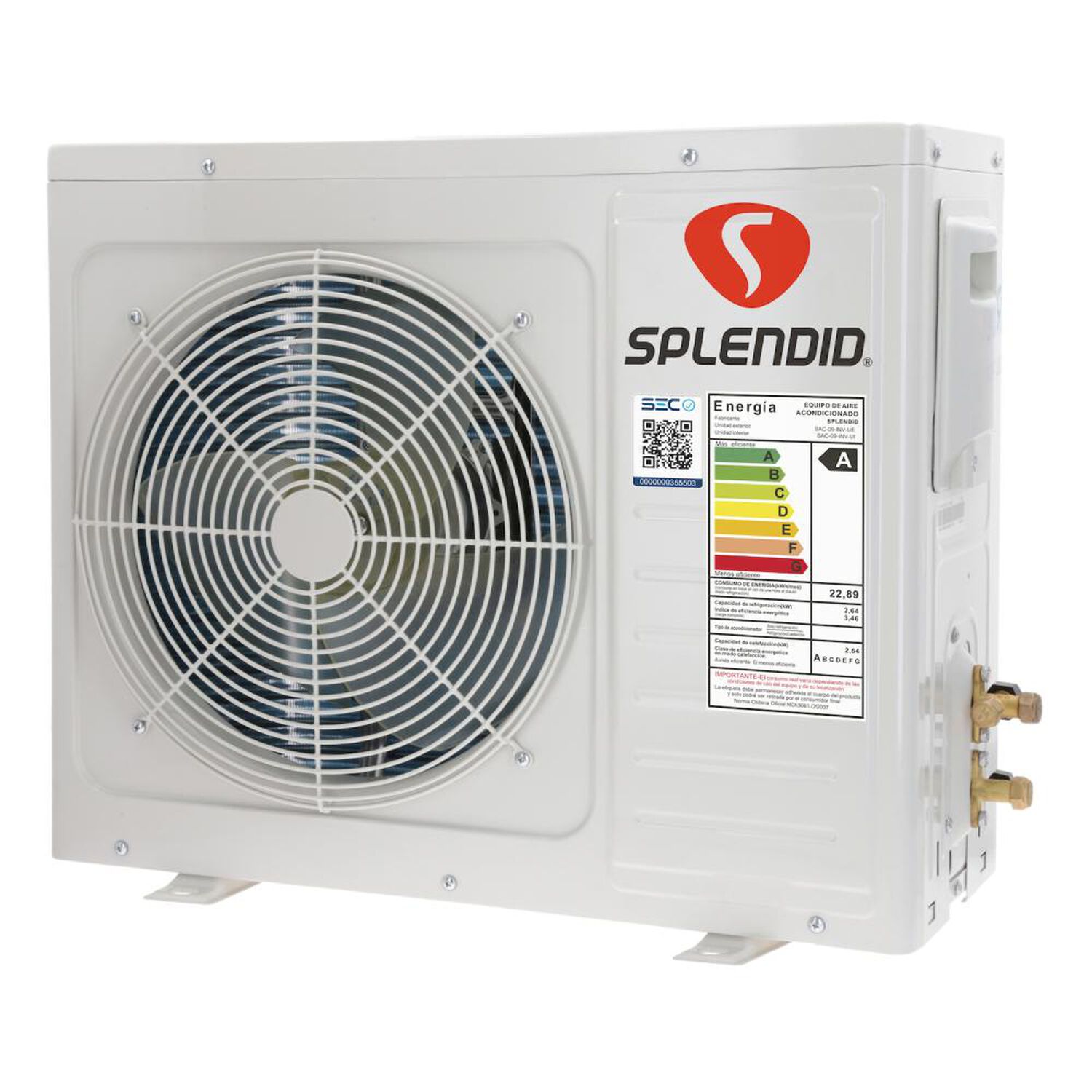Aire Acondicionado Splendid Split Inverter / 9000 BTU image number 3.0