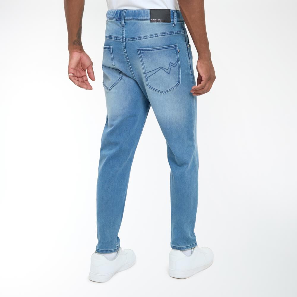 Jeans Tiro Medio Regular Hombre Rolly Go image number 3.0