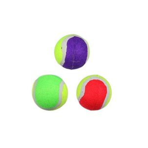 Pack 3 Pelotas Multicolor Con Sonido Para Jugar Con Mascotas