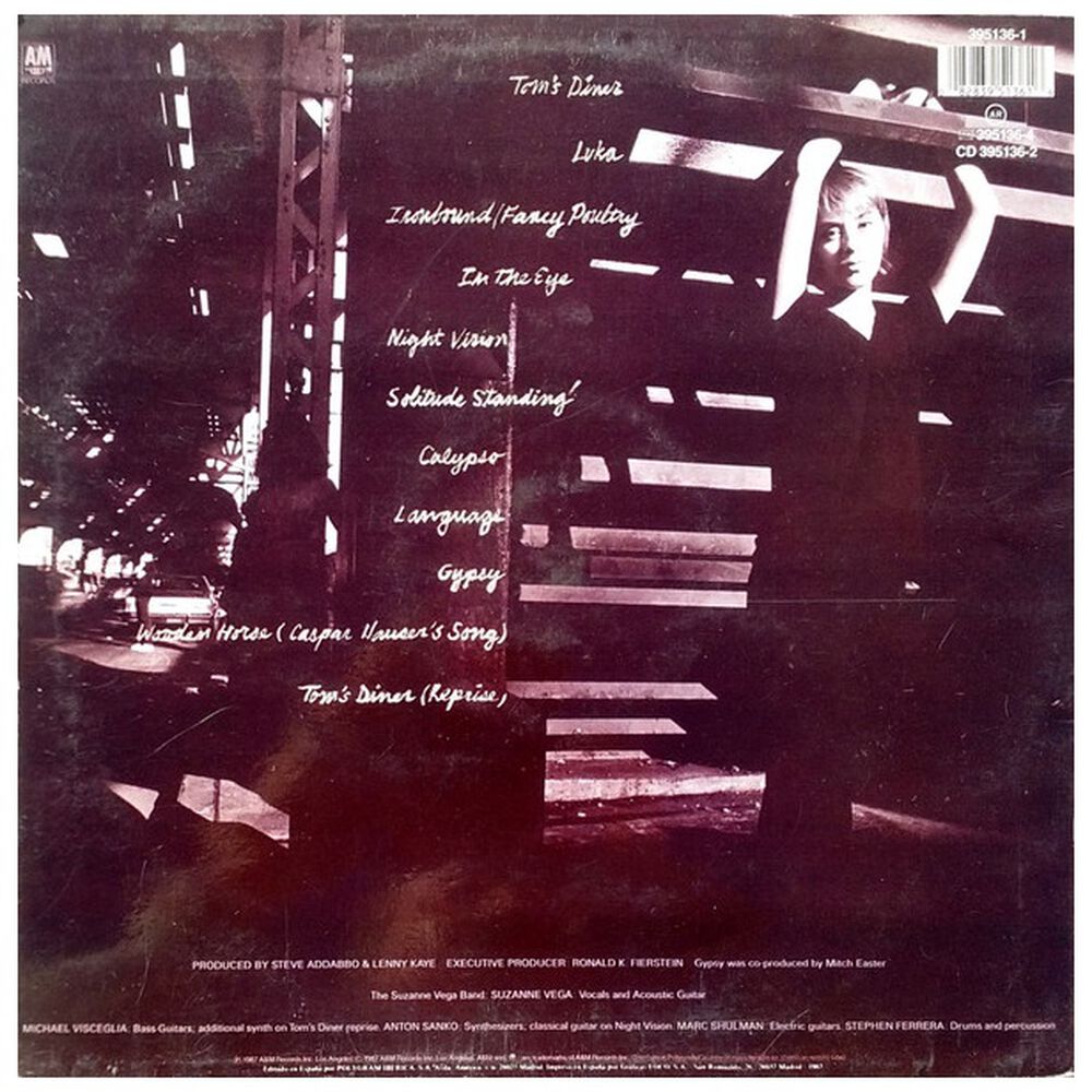 Suzanne Vega - Solitude Standing | Vinilo Usado image number 1.0