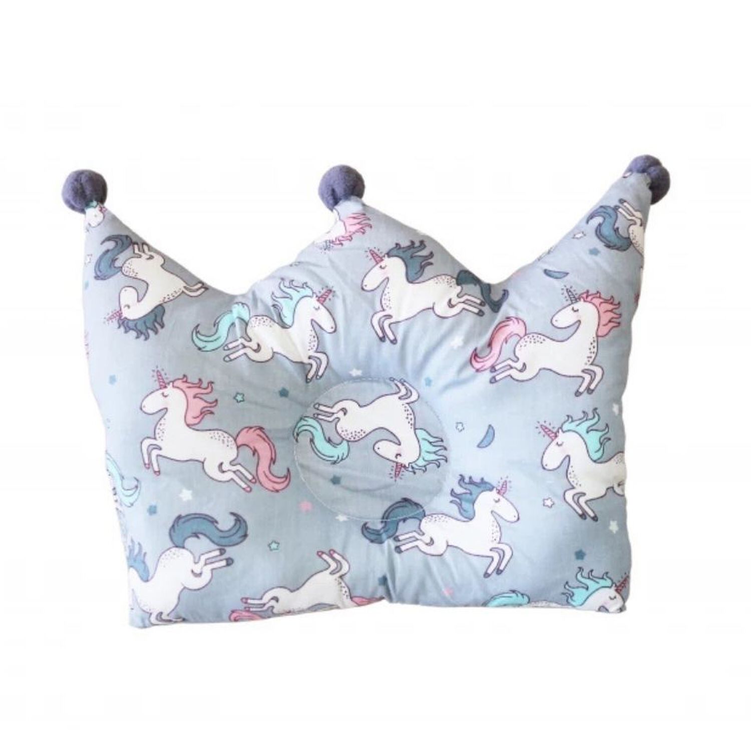 Almohada Corona Coj&iacute;n Bebe Reposa Cabeza Plana Ergon&oacute;mico image number 0.0
