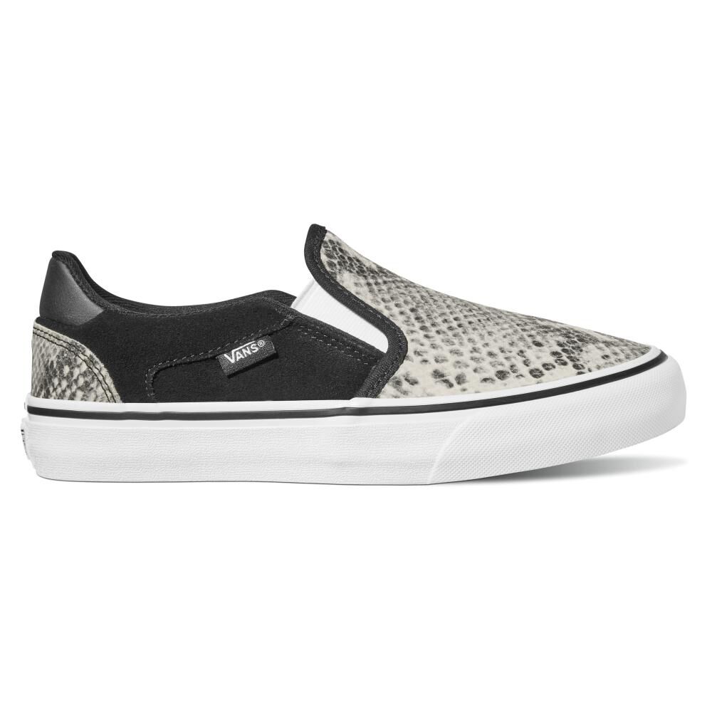 Zapatilla Urbana Mujer Vans Asher Deluxe Snake Gris image number 0.0