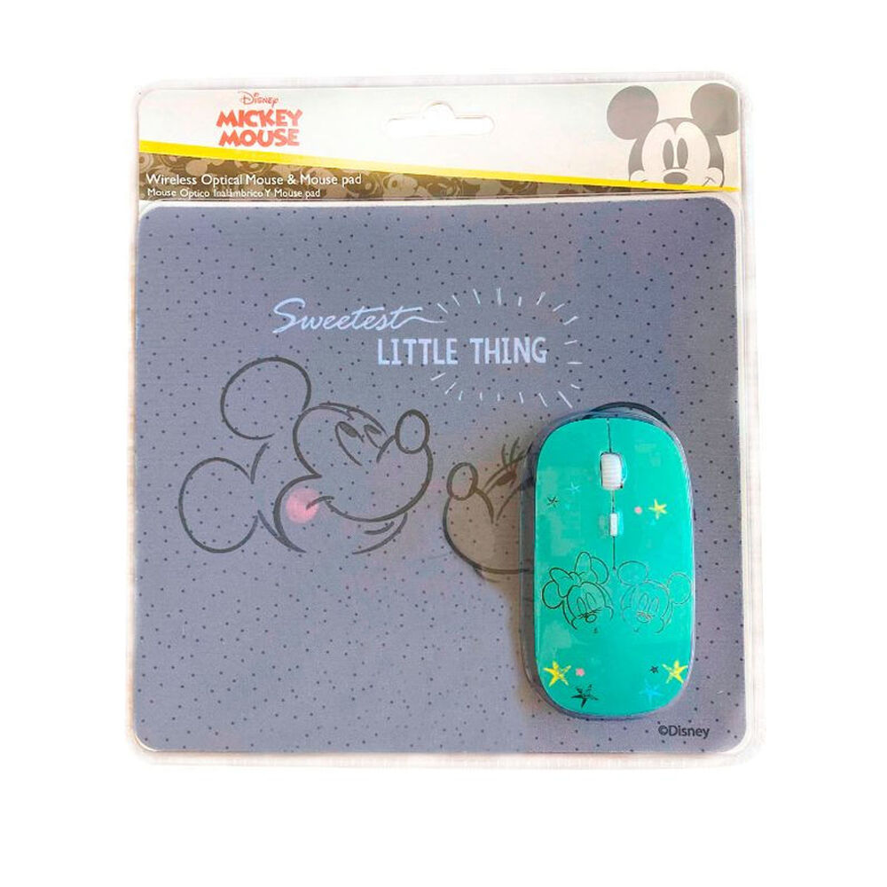 Kit Mouse Inalámbrico + Mousepad Mickey Mouse image number 2.0