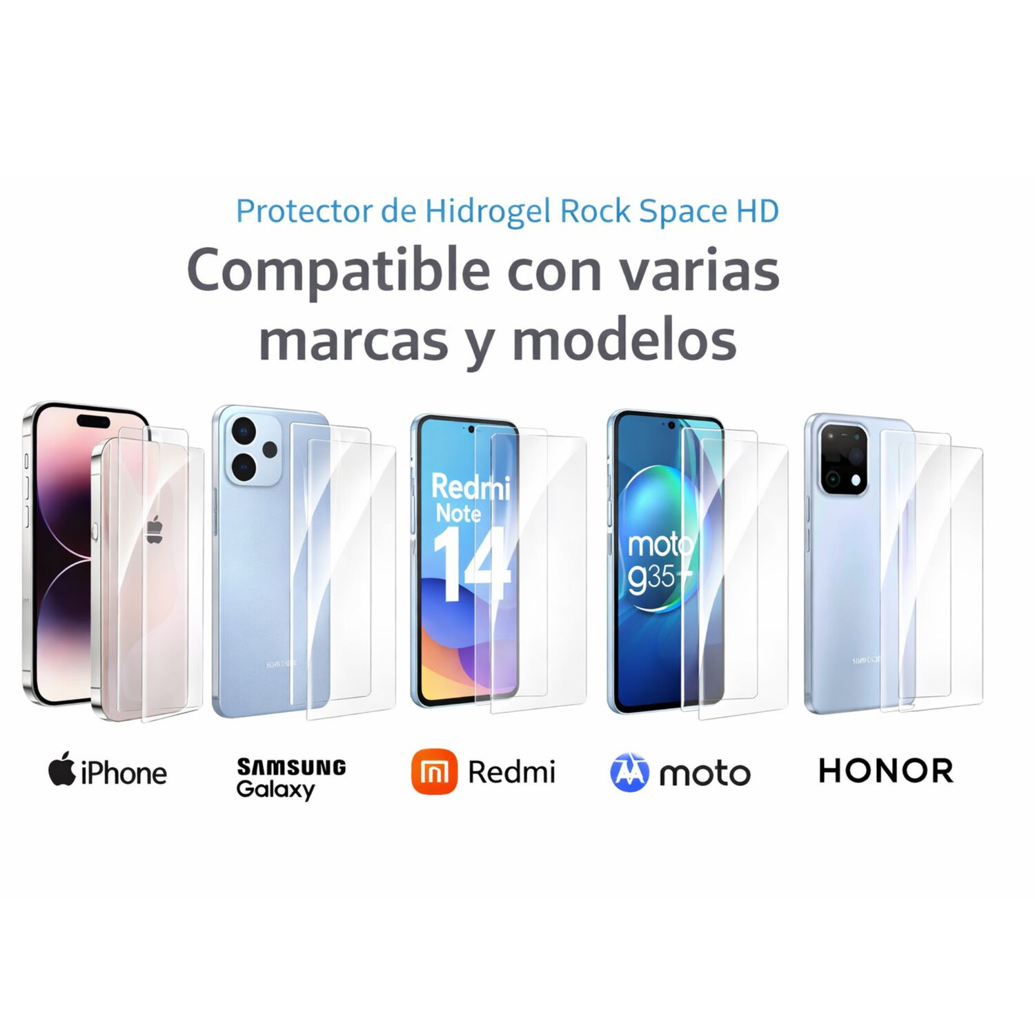 Pack 3 Hidrogel Rock Space Hd Para Samsung Galaxy A23 image number 9.0