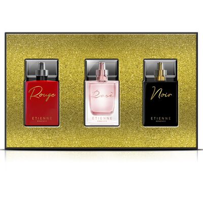  Set De perfumería mujer Deluxe Collection Etienne Essence / 30 Ml / Eau De Parfum + Rosé 30ml + Noir 30ml + Rouge 30ml