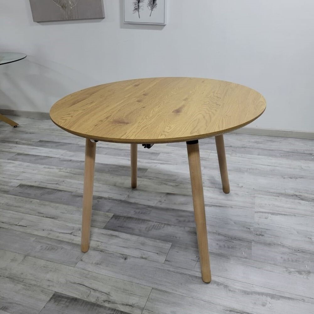 Comedor Mesa Expandible 100 - 180cms + 4 Sillas Cup Negro image number 2.0