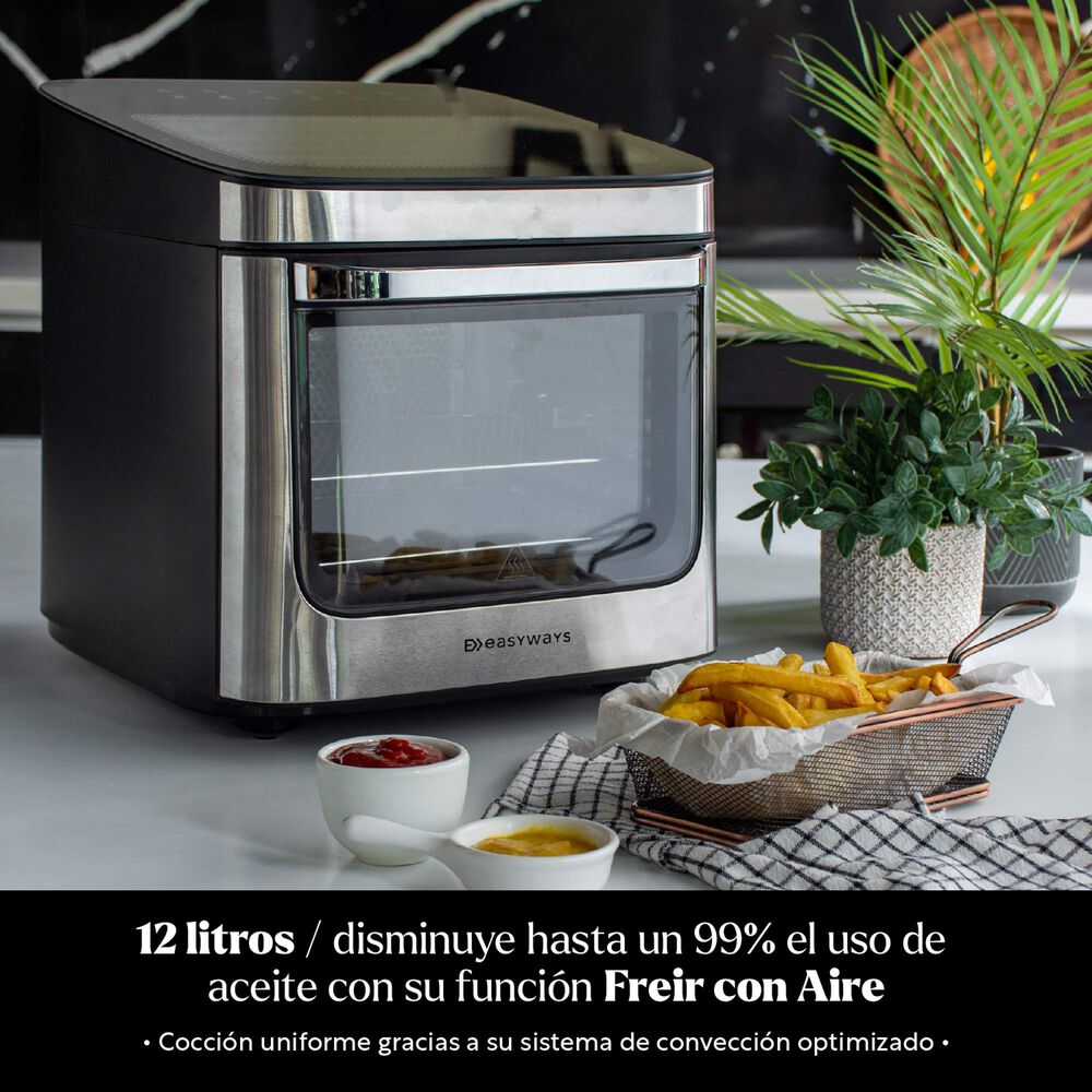 Freidora De Aire Horno Ventana Air Fryer Prime 12 L Easyways image number 4.0