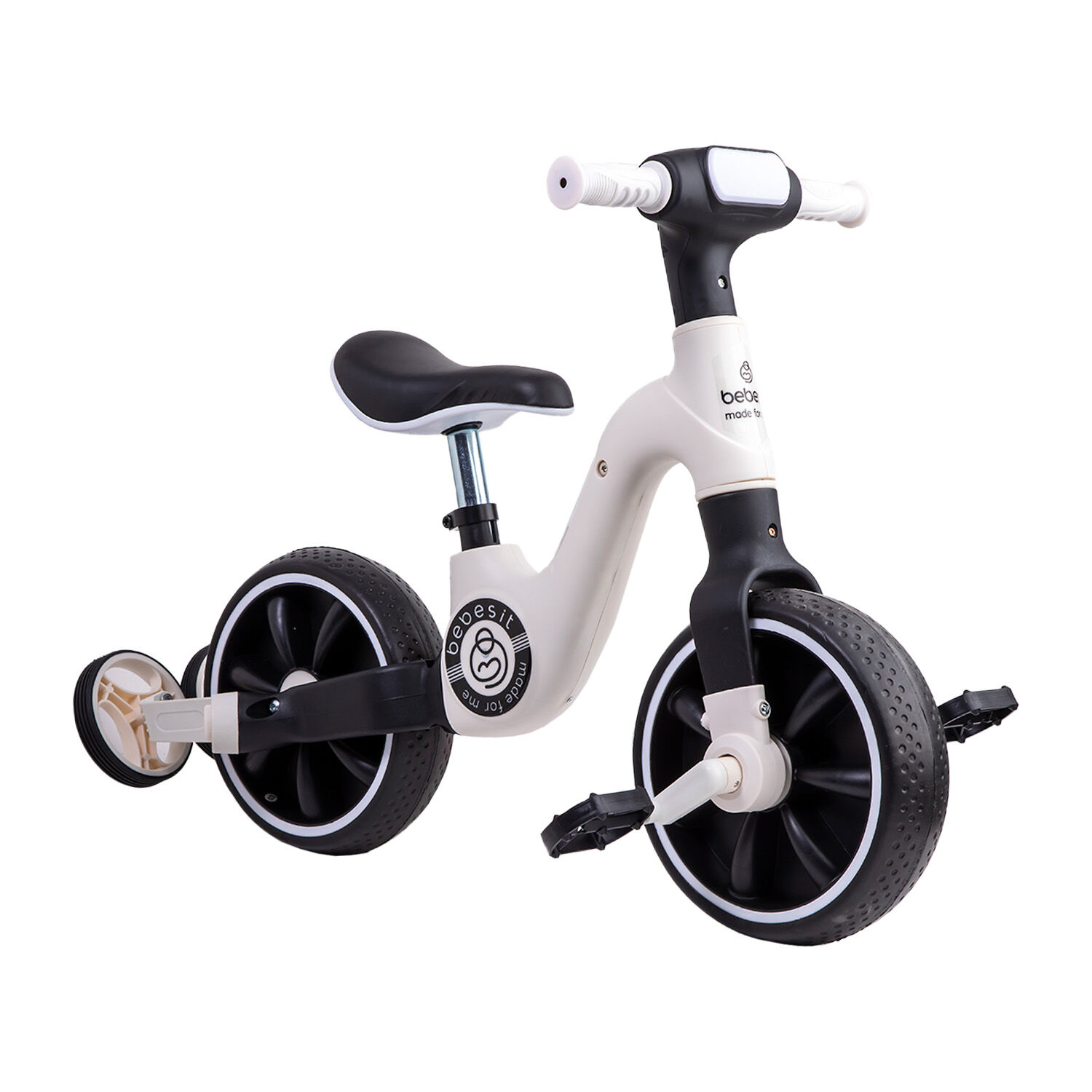 Triciclo Bicicleta Aprendizaje Pedales 2 En 1 Xt05 Blanco image number 8.0