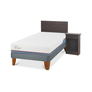 Cama Europea Cic Excellence Plus / 1.5 Plazas / Base Normal + Set De Maderas