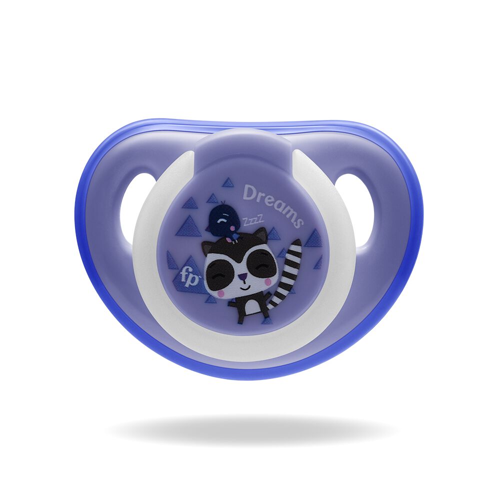 Chupete Fisher Price First Moments Glow 1 Est Azul Bb1037 image number 0.0