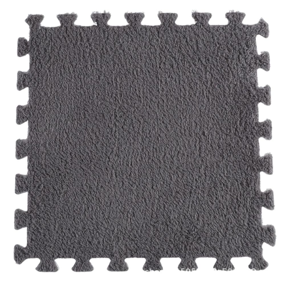Pack 6 Alfombras Rompecabezas Felpa Shaggy 30x30 Cm Armables image number 1.0