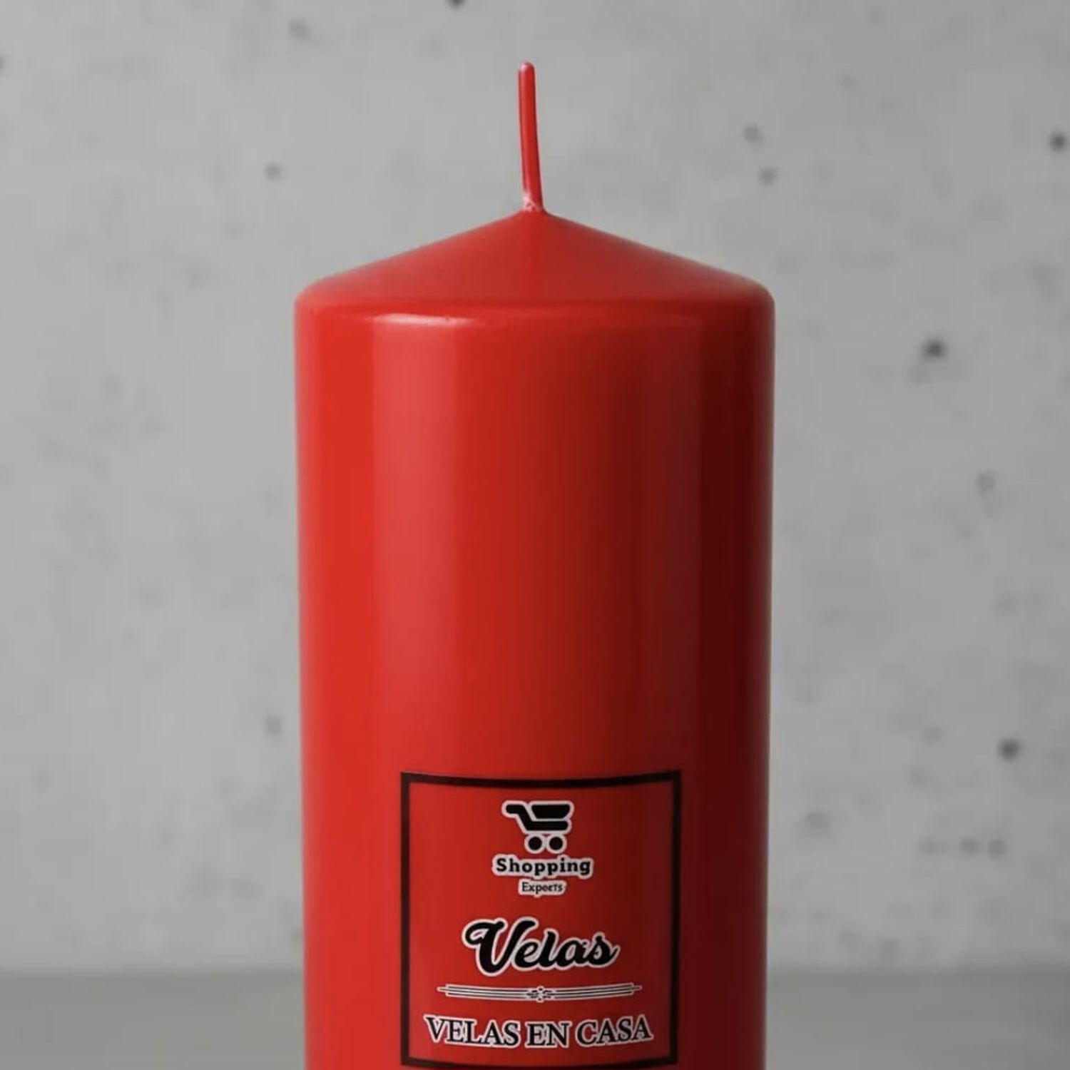 Vela 20x7 Cm Vel&oacute;n Cirio Rojo image number 3.0