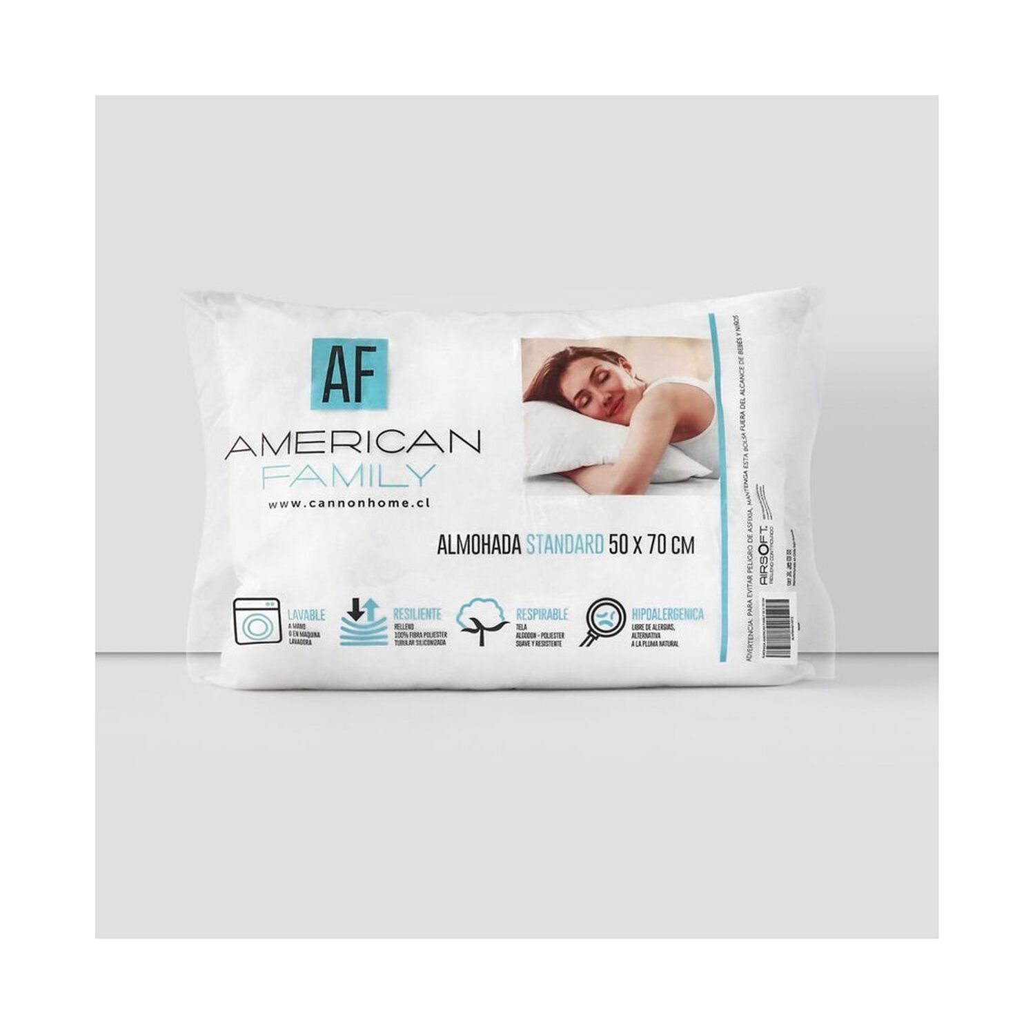 Af - 1 Almohada 2.0p 50x70cm Comprimida image number 3.0