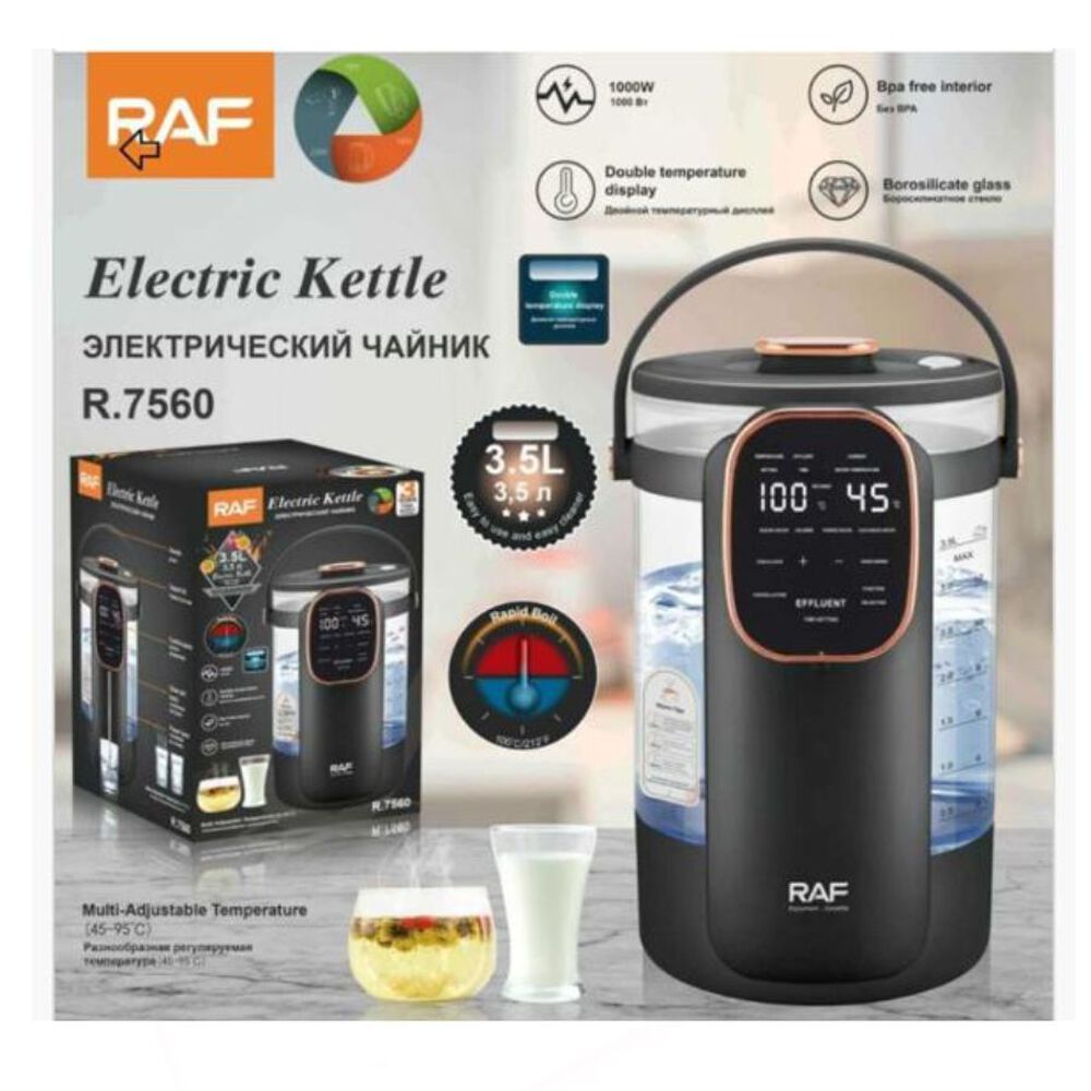 Hervidor De Vidrio Eléctrico Raf R.7560 1000w image number 3.0