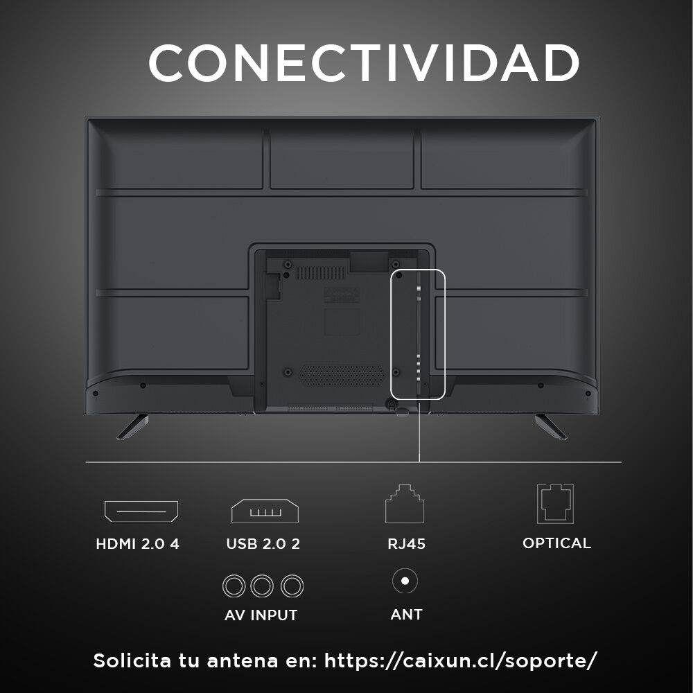 Smart Tv Caixun Led 65" Uhd 4k Google Tv C65v1ug image number 2.0