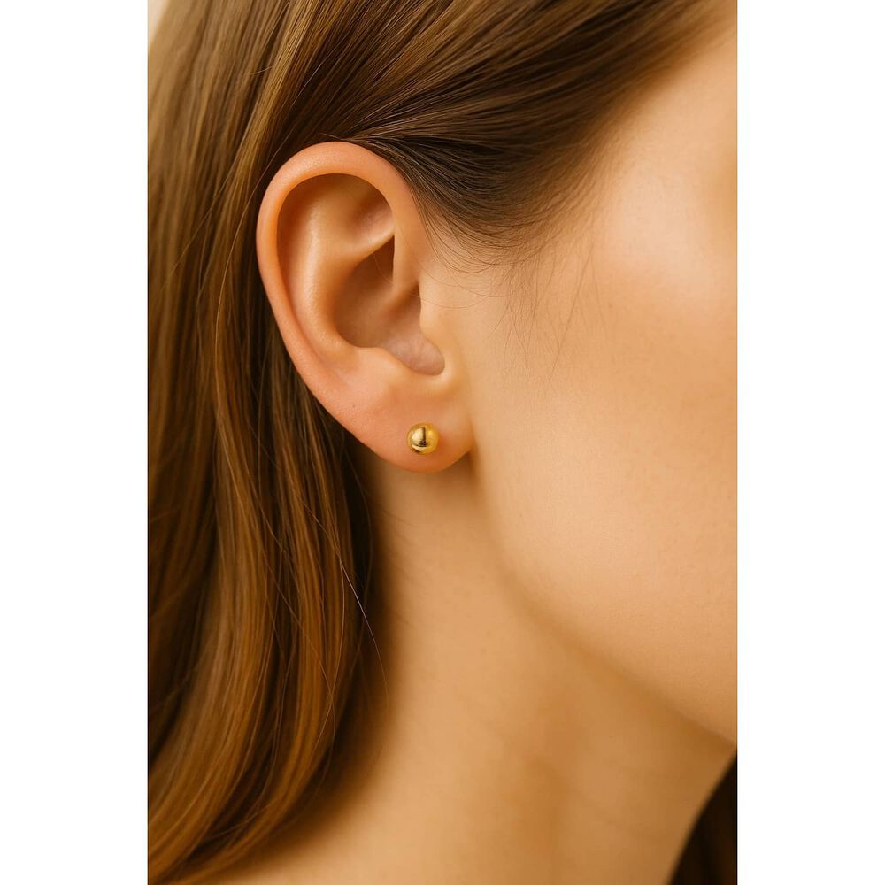 Aros Bolita 6mm N4 Oro 18k Nacional image number 1.0
