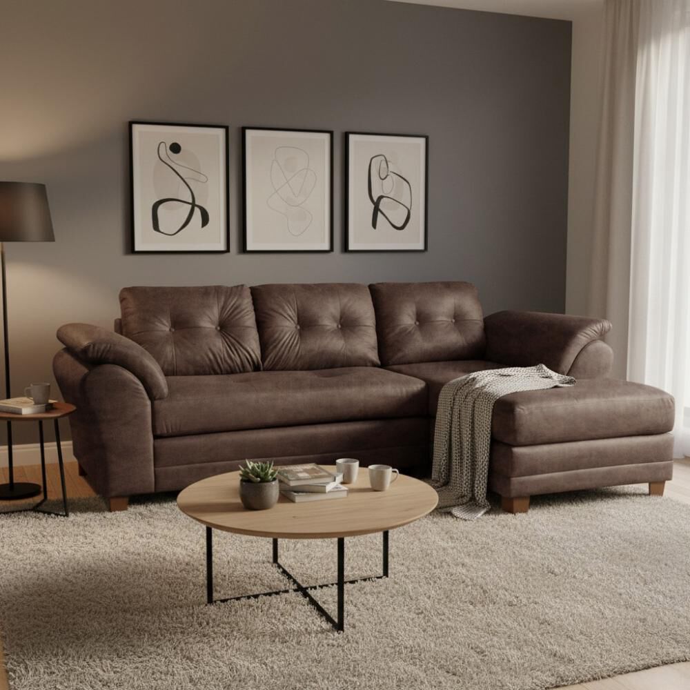 Sof&aacute; Seccional Living Factory New Samy Derecho / 4 Cuerpos image number 0.0