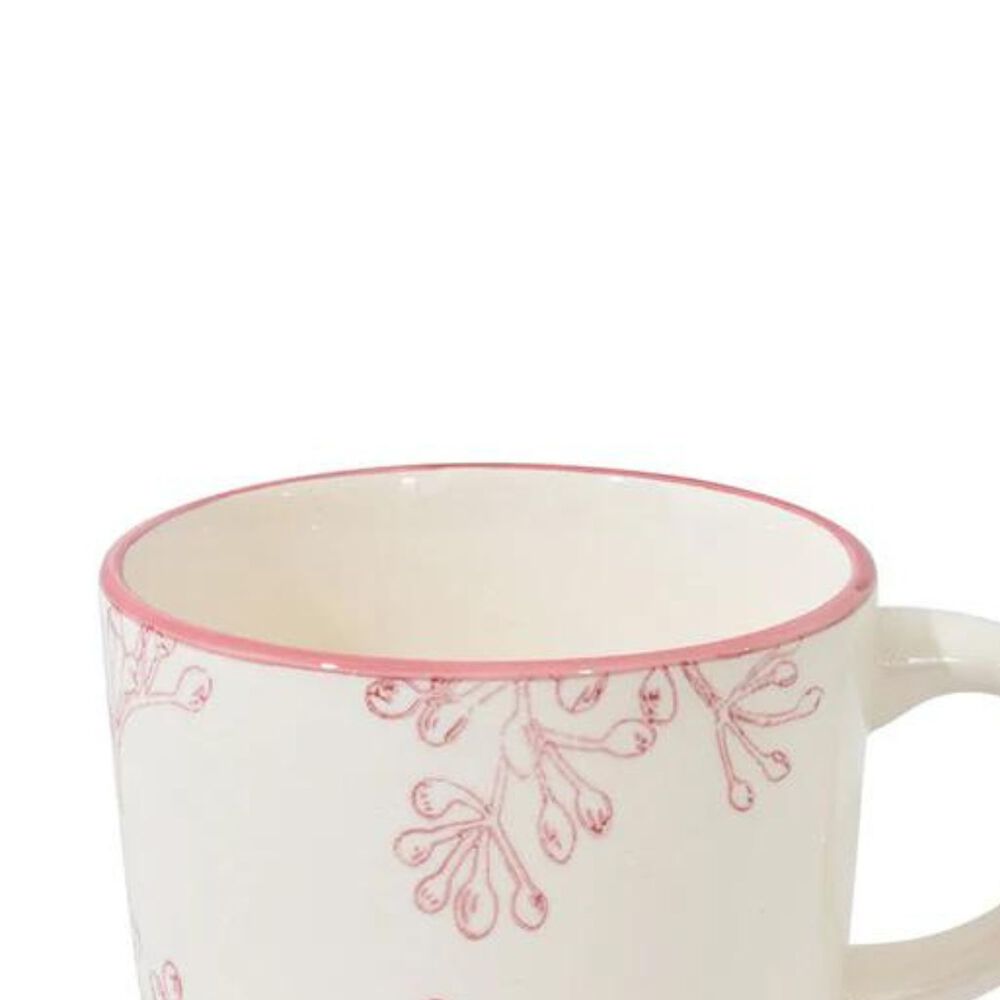 Taza De Te 350ml Dise&ntilde;o Borde Rose Menaje Cocina Hogar image number 2.0