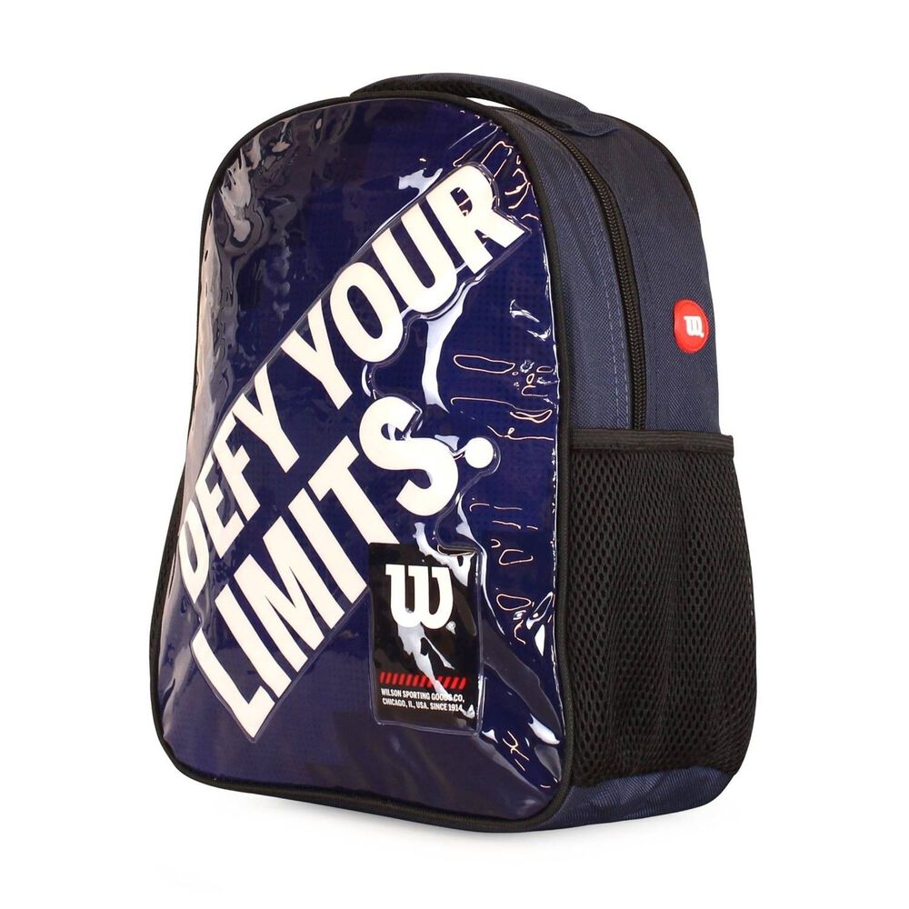 Pack Wilson 2 Mochilas Infantil Logan Negra Y Azul image number 5.0