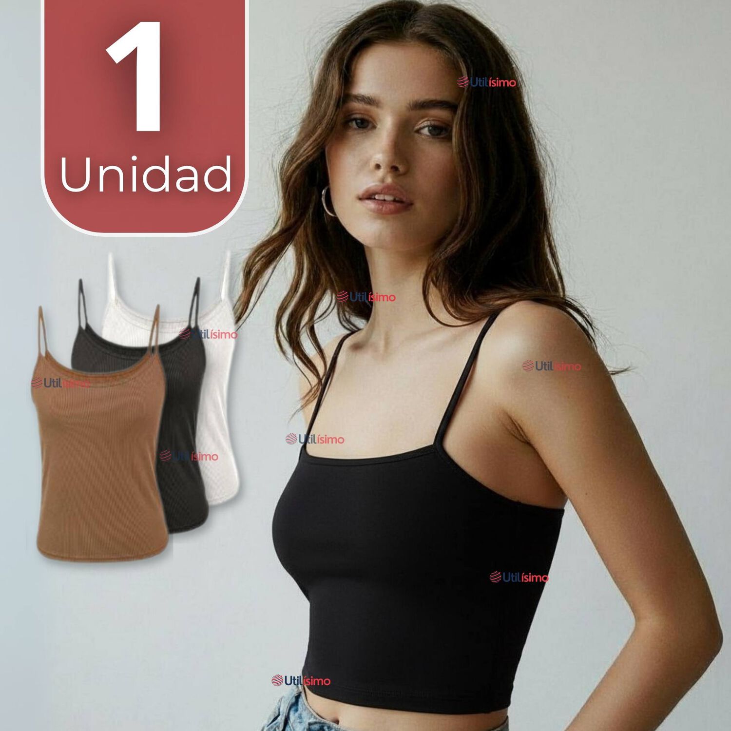 Polera Camiseta Pabilo B&aacute;sica Lisa El&aacute;stica Algod&oacute;n Mujer Colores Surtidos image number 0.0