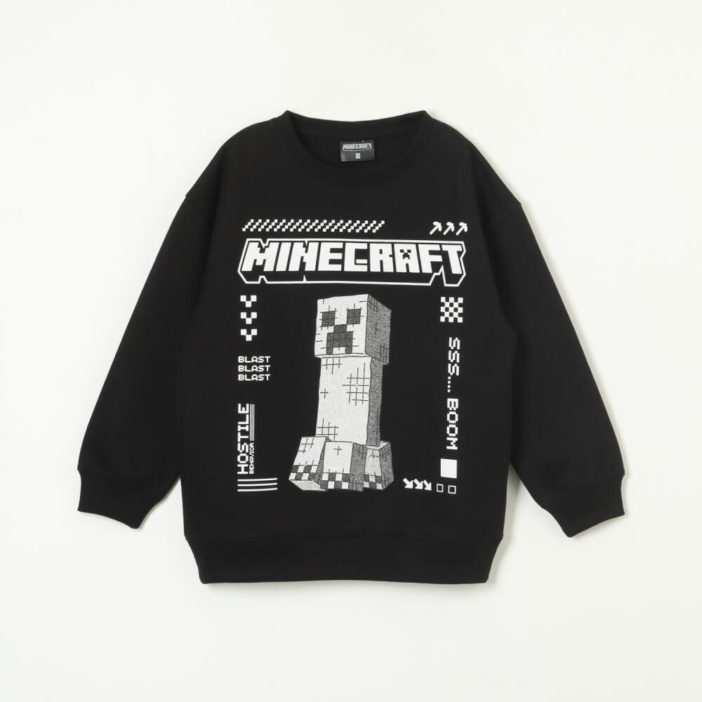 Poleron Cerrado Ni&ntilde;o Logo Minecraft image number 0.0