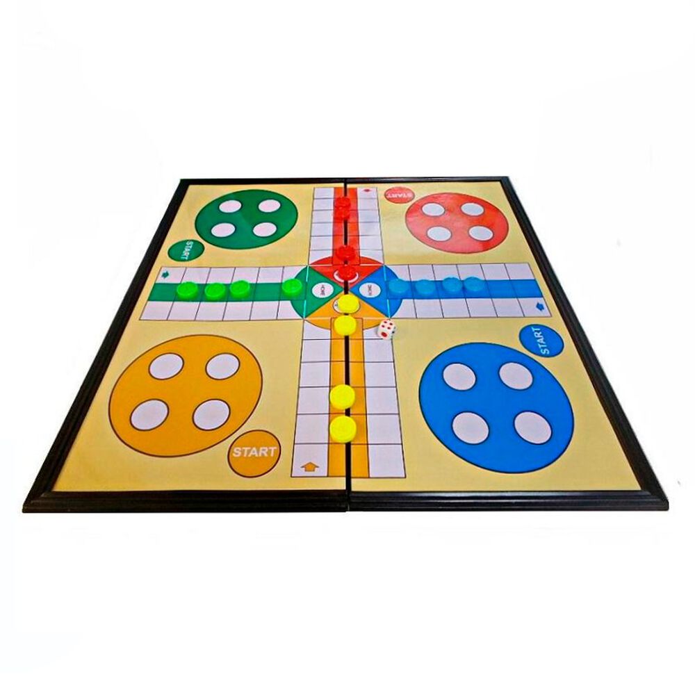 Juego De Mesa 4 Jugadores Ludo Magnético Tablero Plegable image number 2.0