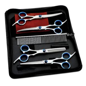 Set De Tijeras Peluquer&iacute;a Canina Perros Corta Pelo 4 Tijeras