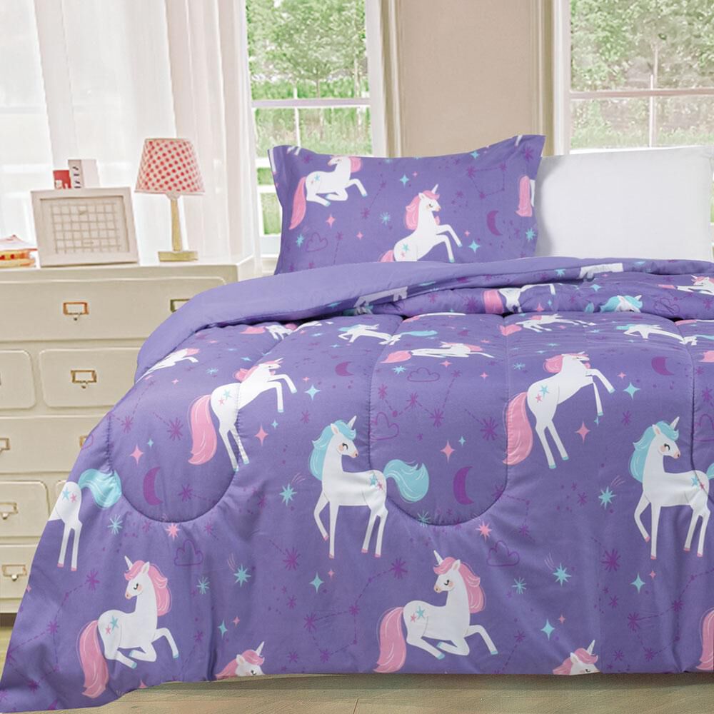 Plumón Casaideal Kids Unicornio15p / 1.5 Plazas image number 1.0
