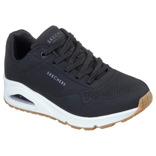 Zapatilla Urbana Mujer Skechers Uno Stand On Air Negro
