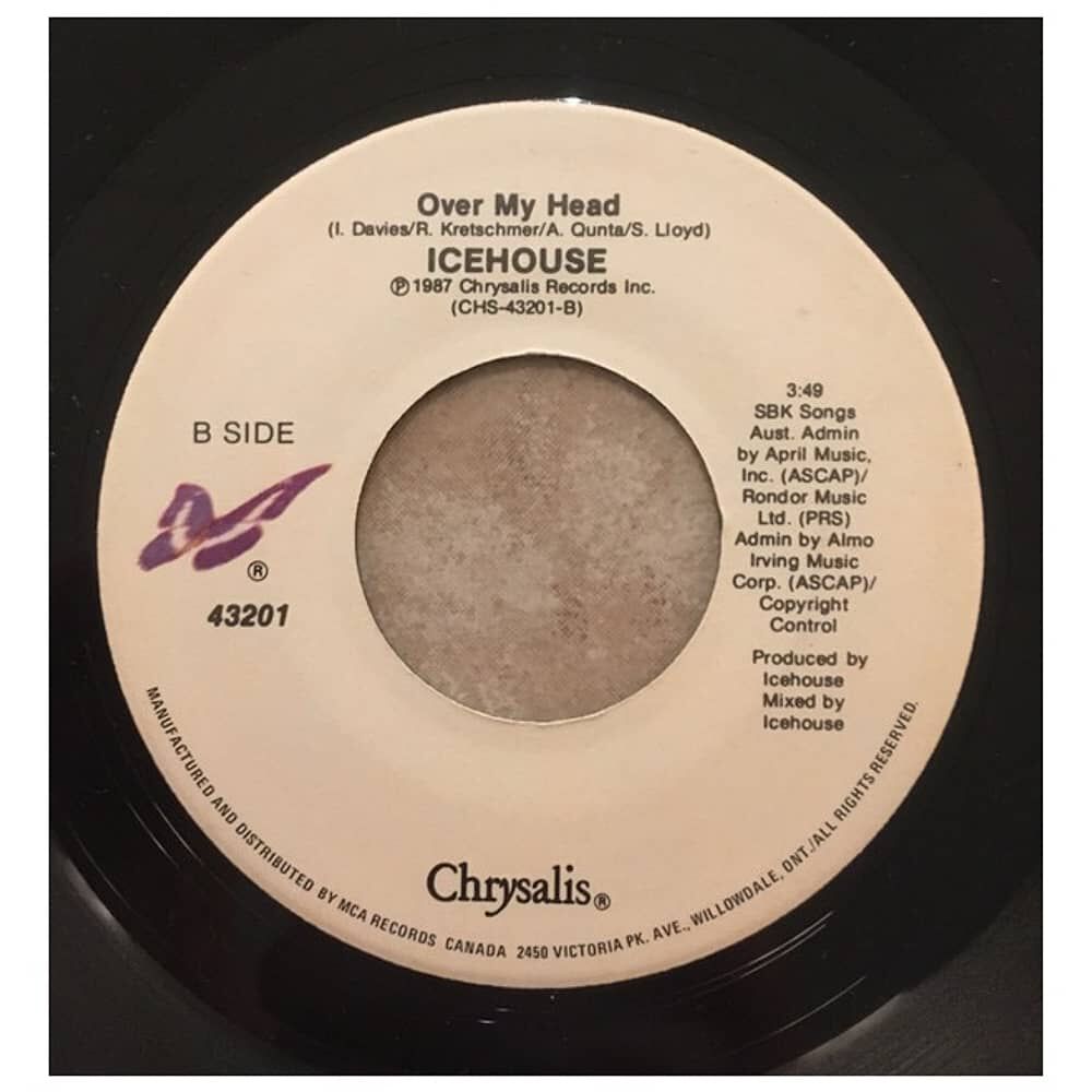 Icehouse - Electric Blue | 7" Single Vinilo Usado image number 1.0