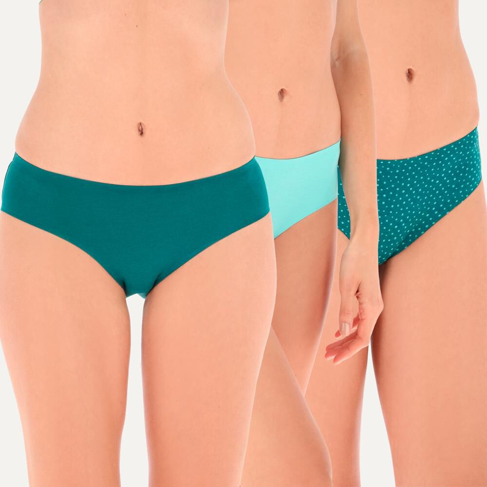 ▷ Pack Pantaletas Mujer Flores / 2 Unidades - Calzones Mujer en 【Hites】