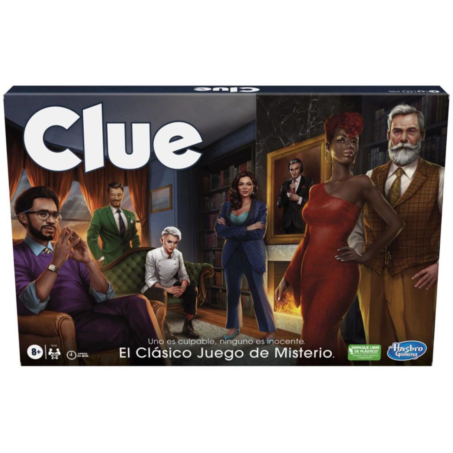 Juego De Mesa Hasbro Gaming Clue Cl&aacute;sico Renovado image number 0.0