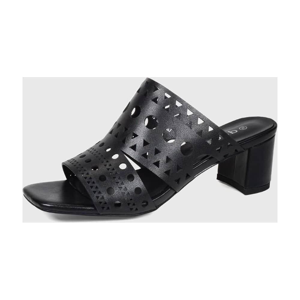 Sandalia Cuero Alegra Negro image number 0.0