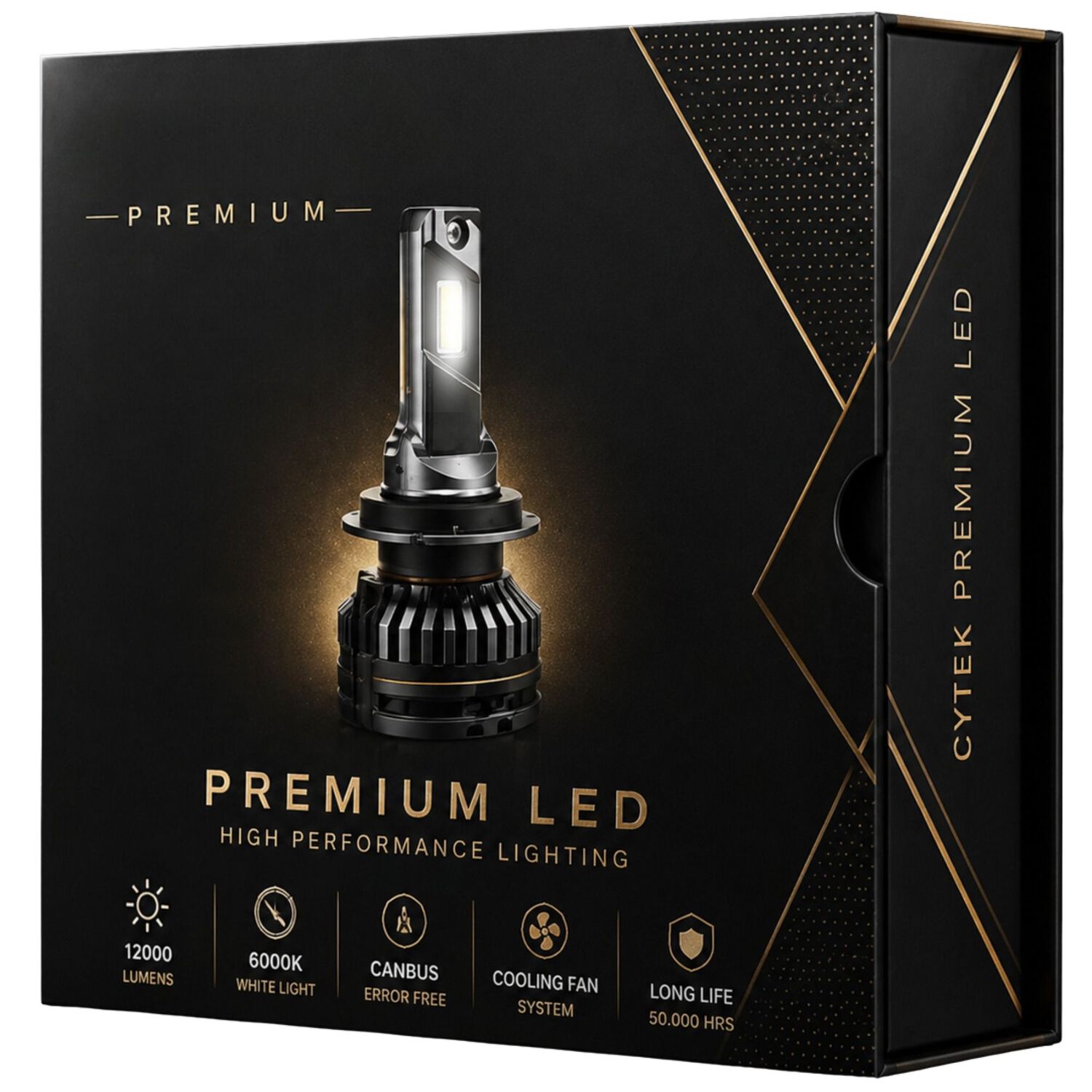 Kit De Luces Turbo Led H13 Canbus 65w Premium Ligth 12000lm image number 6.0