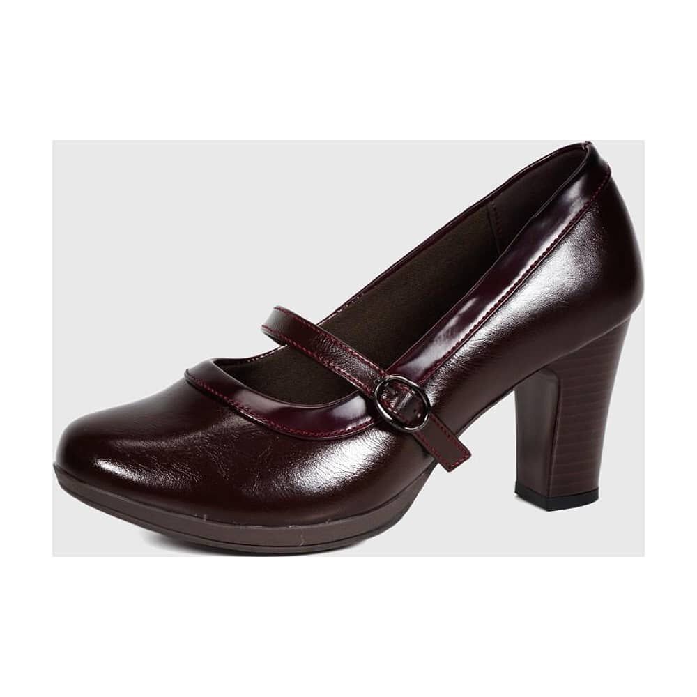 Zapato De Cueca Landy Burdeo image number 1.0