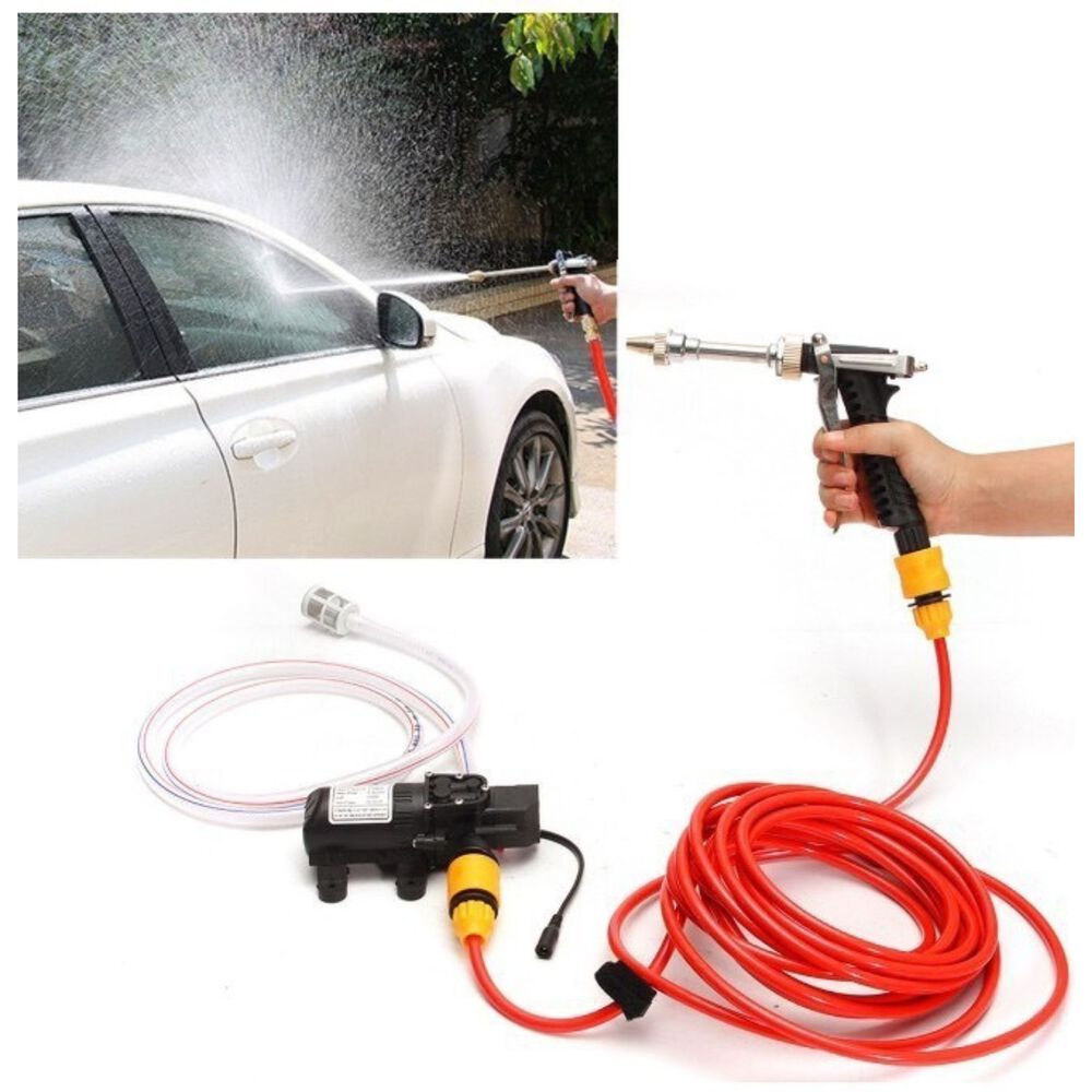 Pulverizador Agua Alta Presion Conexion Para Lavar Auto 12v image number 0.0