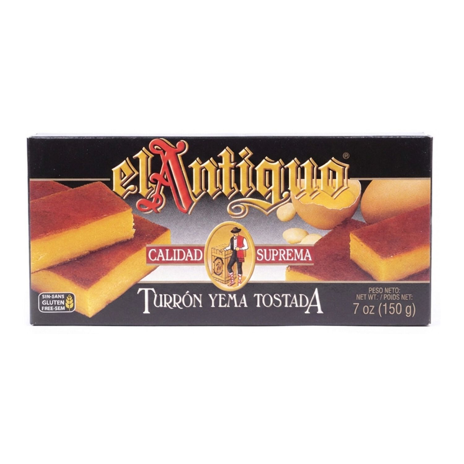 Turr&oacute;n Yema Tostada El Antiguo 1 X 150 Gr image number 0.0