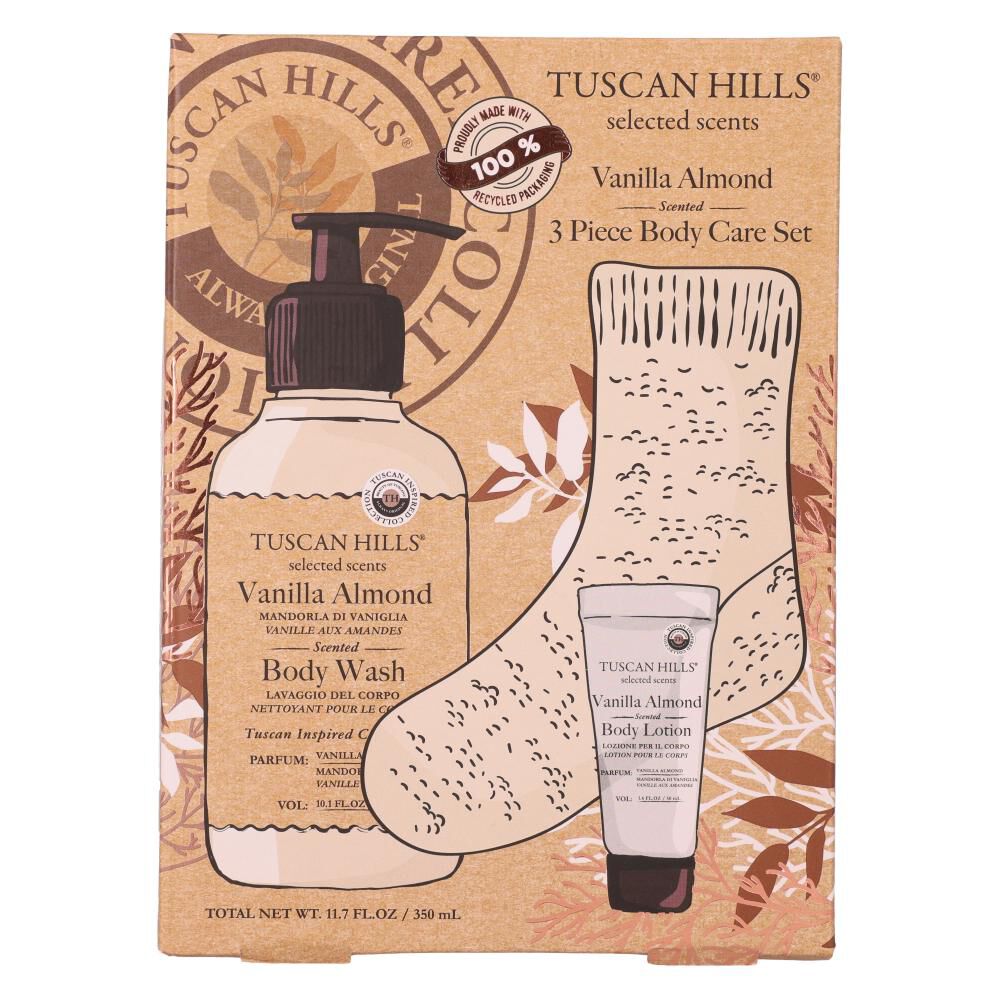 Set De Cuidado Corporal 3 Pcs Vainilla Almendra Tuscan Hills image number 0.0