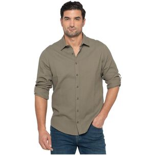 Camisa Texturizada Manga Larga Hombre Panama Jack