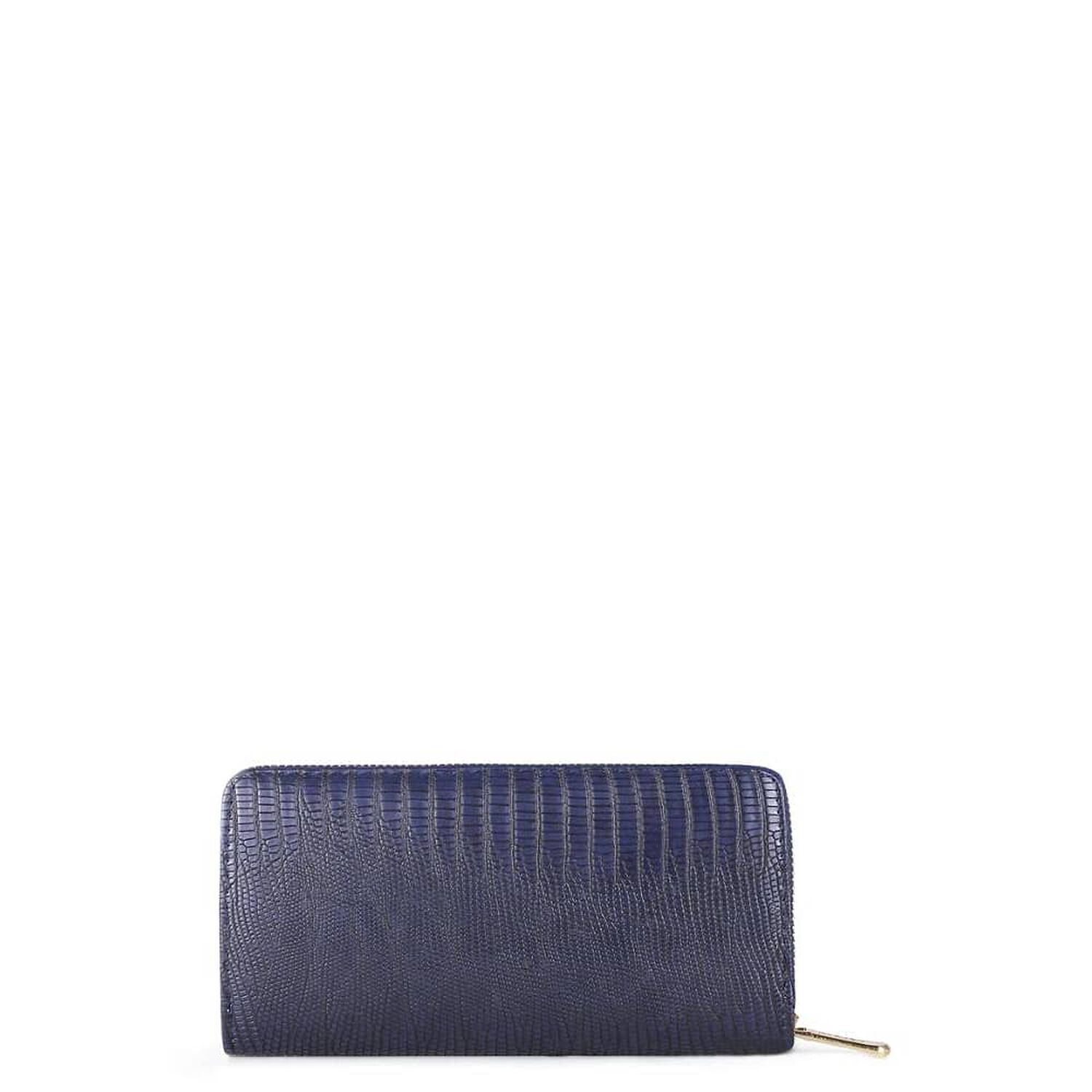 Billetera De Mujer Fresia Azul Carven image number 3.0
