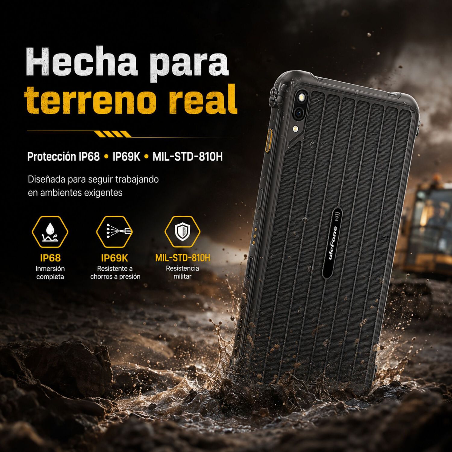 Tablet Rugged Ulefone Rugking Pad Pro 4g Compacta 128gb 24gb image number 3.0