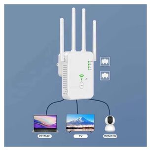 Repetidor Extensor Wifi 4 Antenas 300mbps Amplificador Se&ntilde;al Inalambrico
