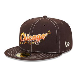 Gorra 59fifty Mlb Chicago White Sox Fall Foliage Dark Brown
