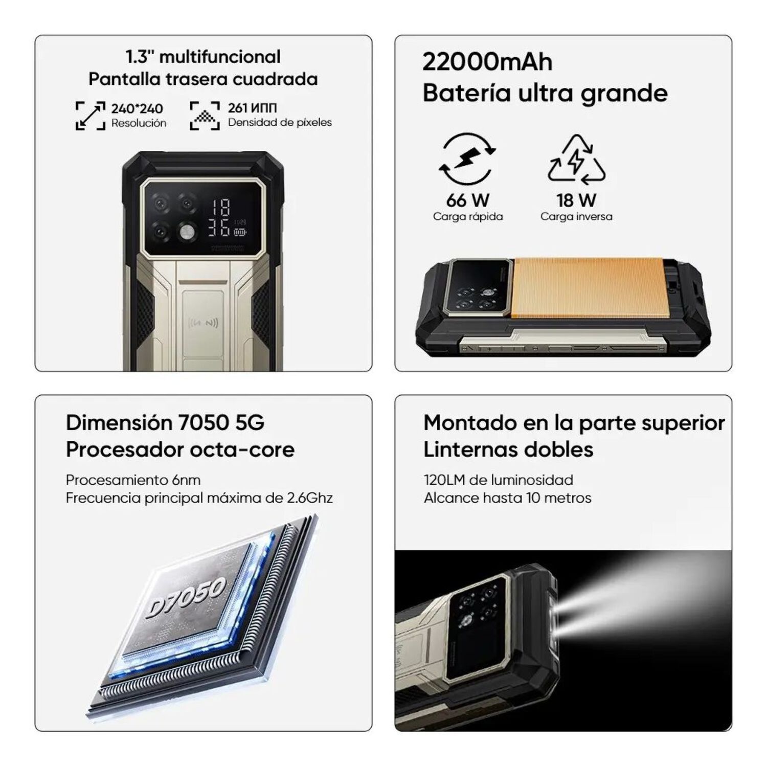 Doogee S200 Max 5g Rugerizado 22000mah 36gb Ram 512gb image number 2.0