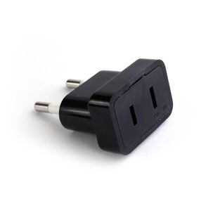 Adaptador Pata Plana 2p Negro - Rema