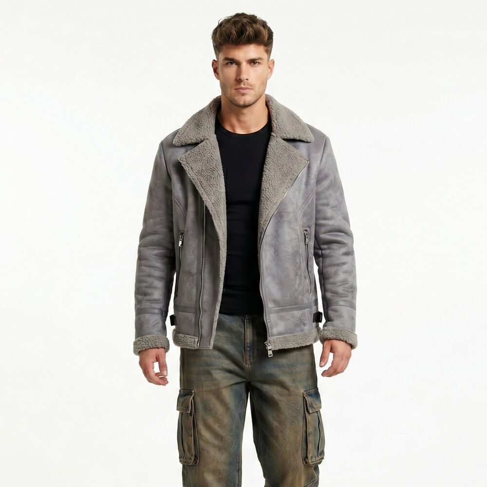 Chaqueta Aviadora Hombre Ecocuero Hombre Stephano image number 0.0