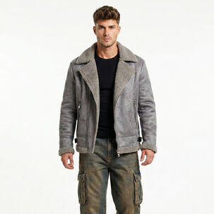 Chaqueta Aviadora Hombre Ecocuero Hombre Stephano